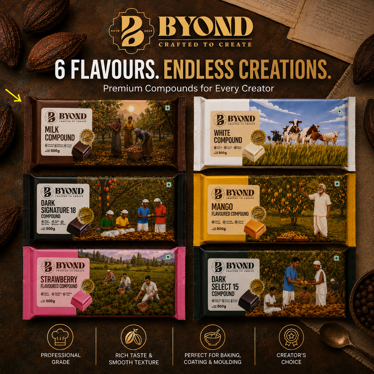 Byond Compound Chocolate Range