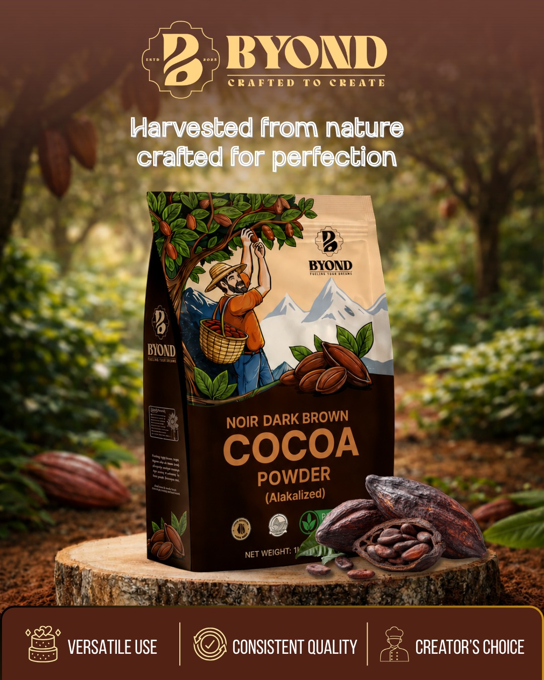 Byond Cocoa Powder Range - TV586 | TV706 | TV708