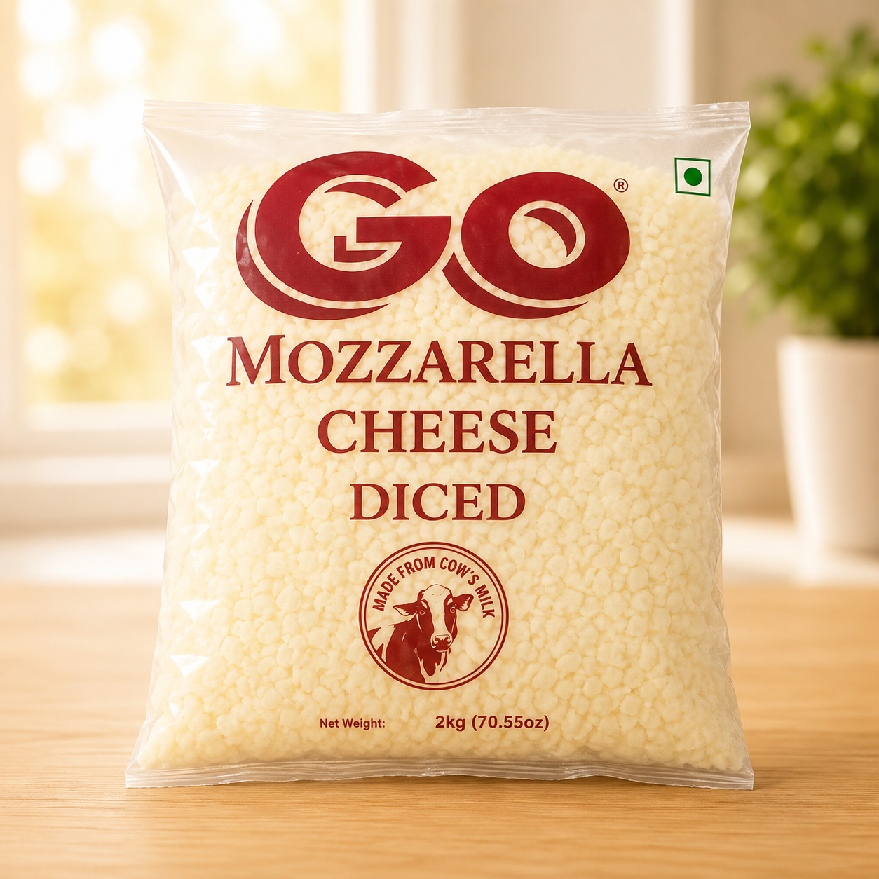 GO Mozzarella Cheese - Diced