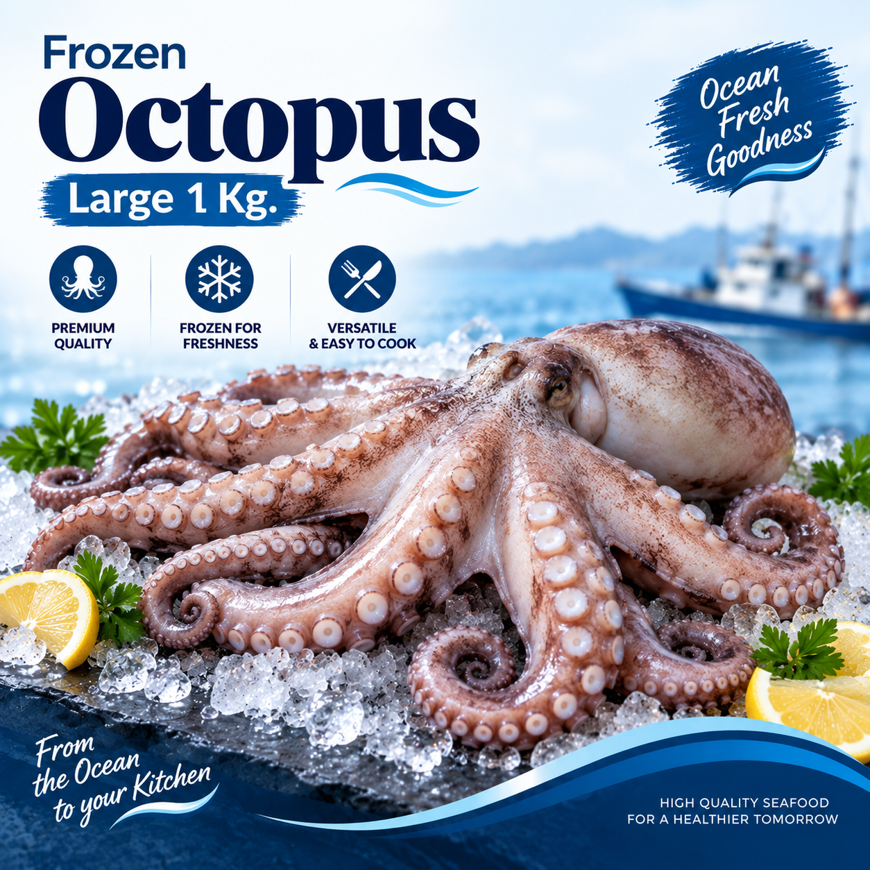 Frozen Octopus Large