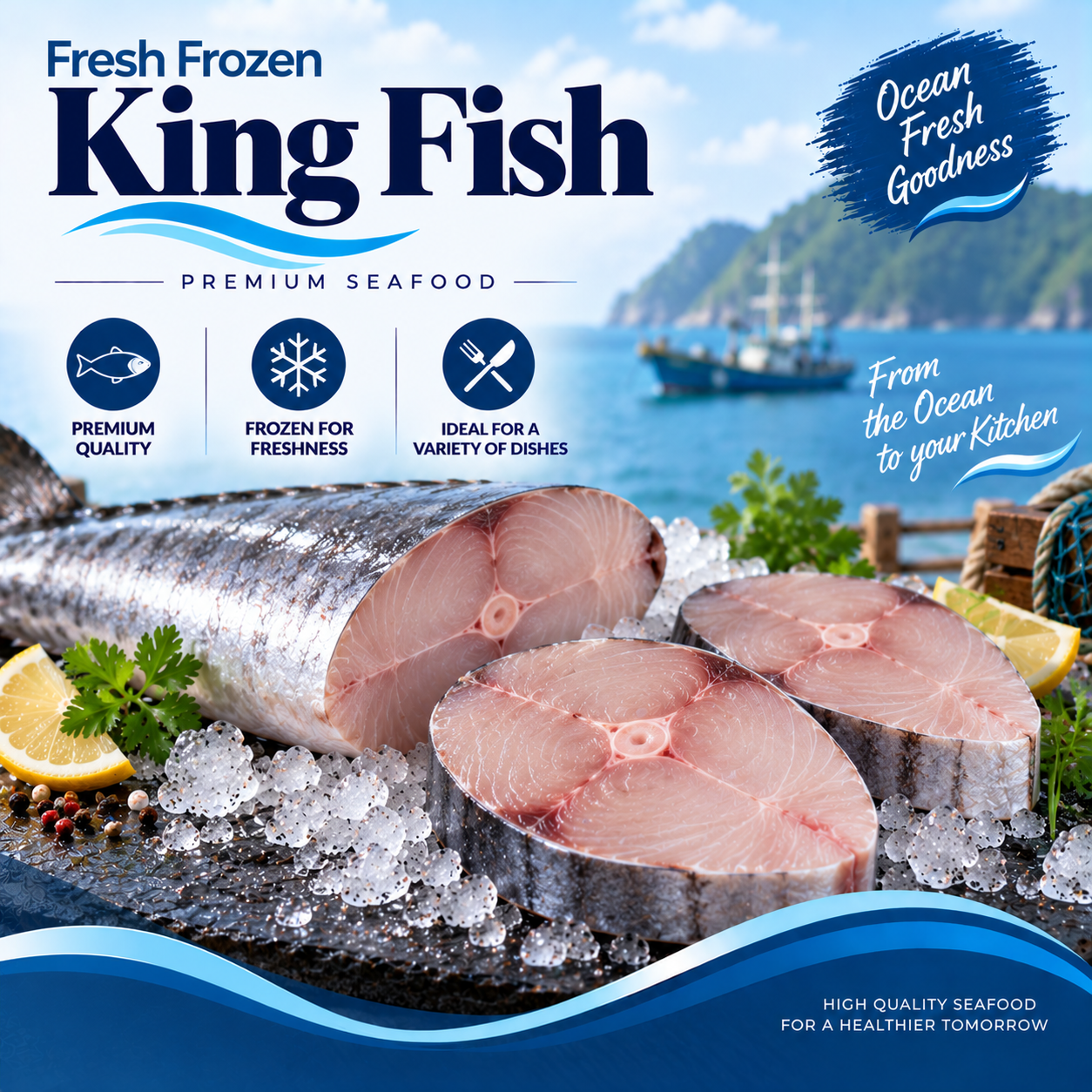 Frozen King Fish