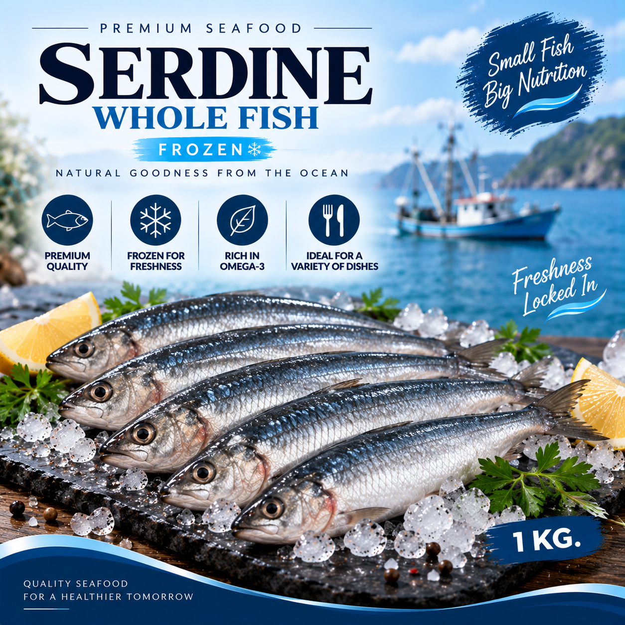 Frozen Sardine Whole Fish