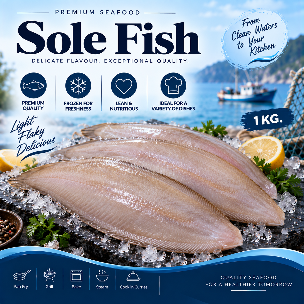 Frozen Sole Fish