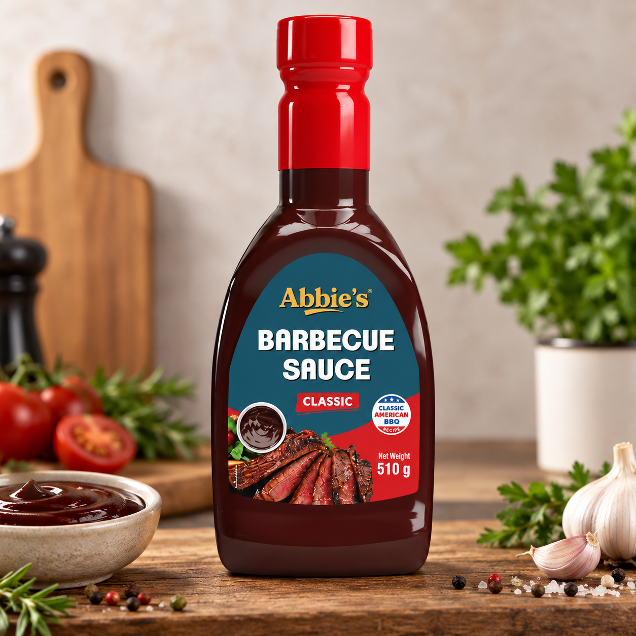Abbie's BBQ Classic Sauce 510 ml