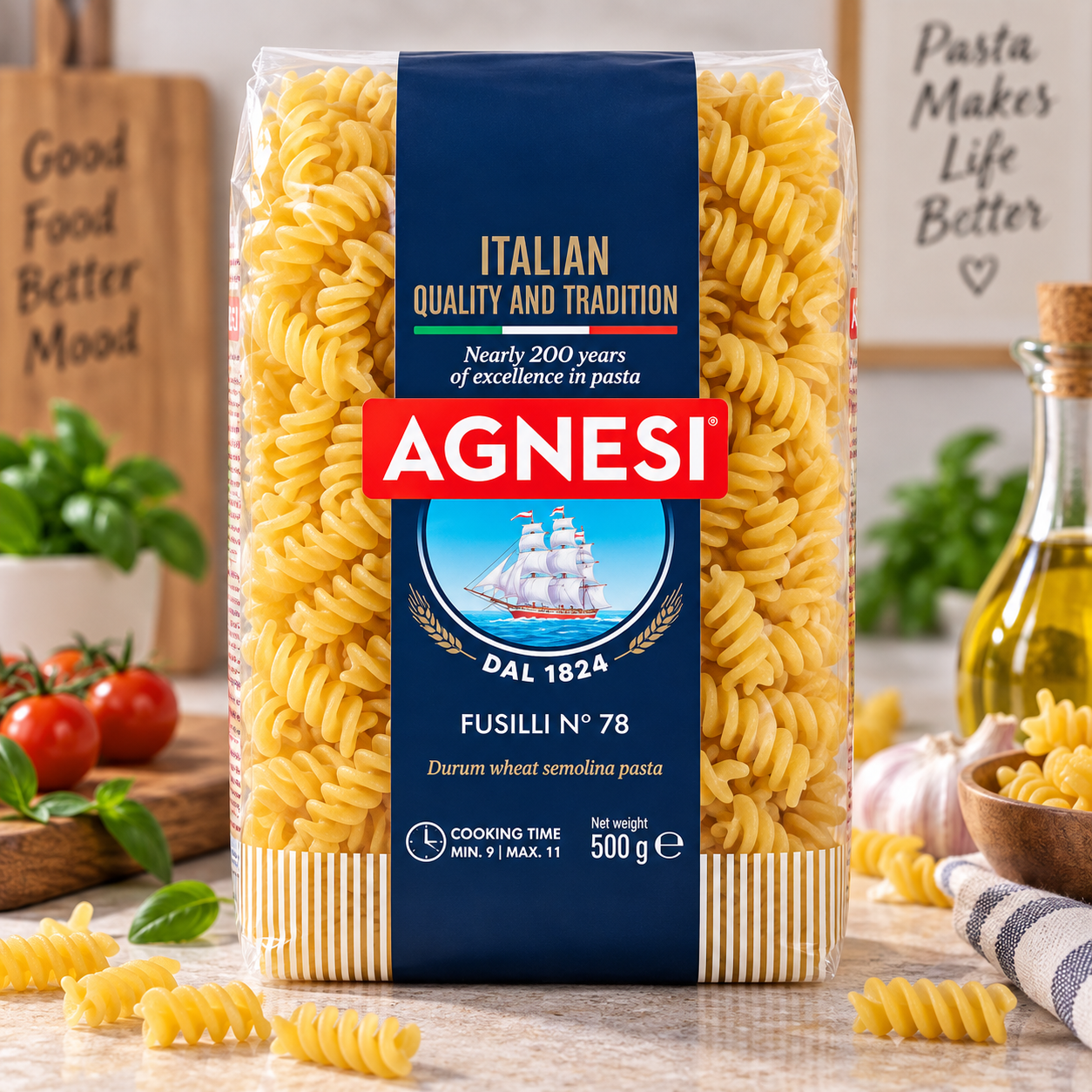 Agnesi Fusilli Pasta - 500g