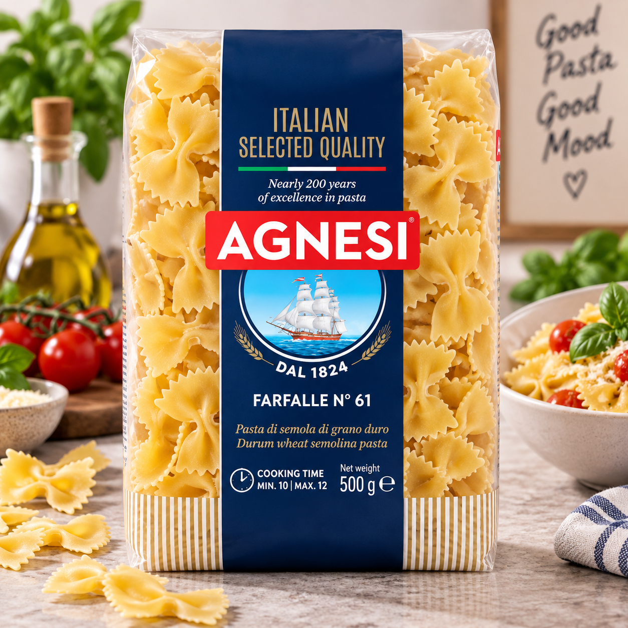 Agnesi Farfalle Pasta - 500g