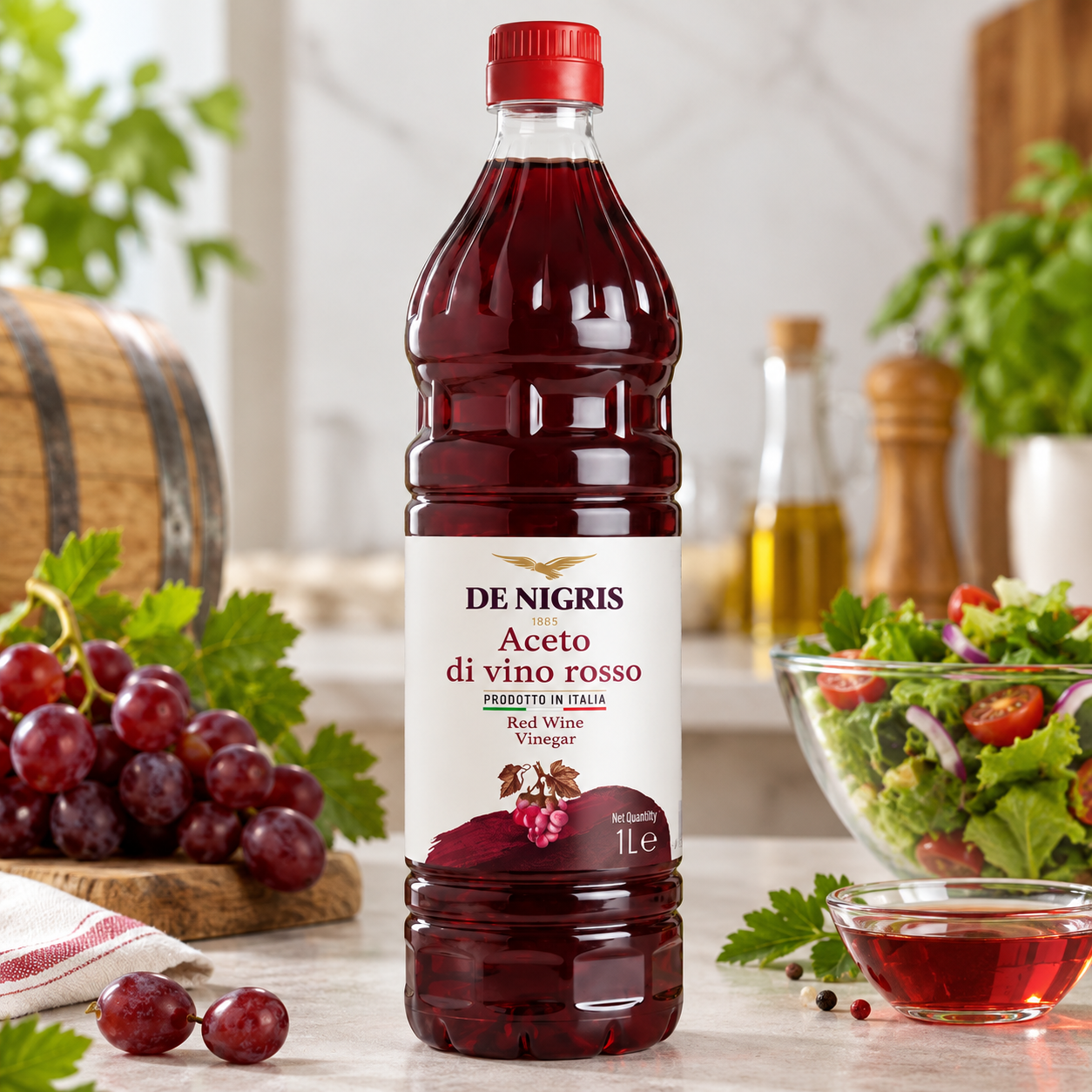 De Nigris Red Wine Vinegar - 1 L