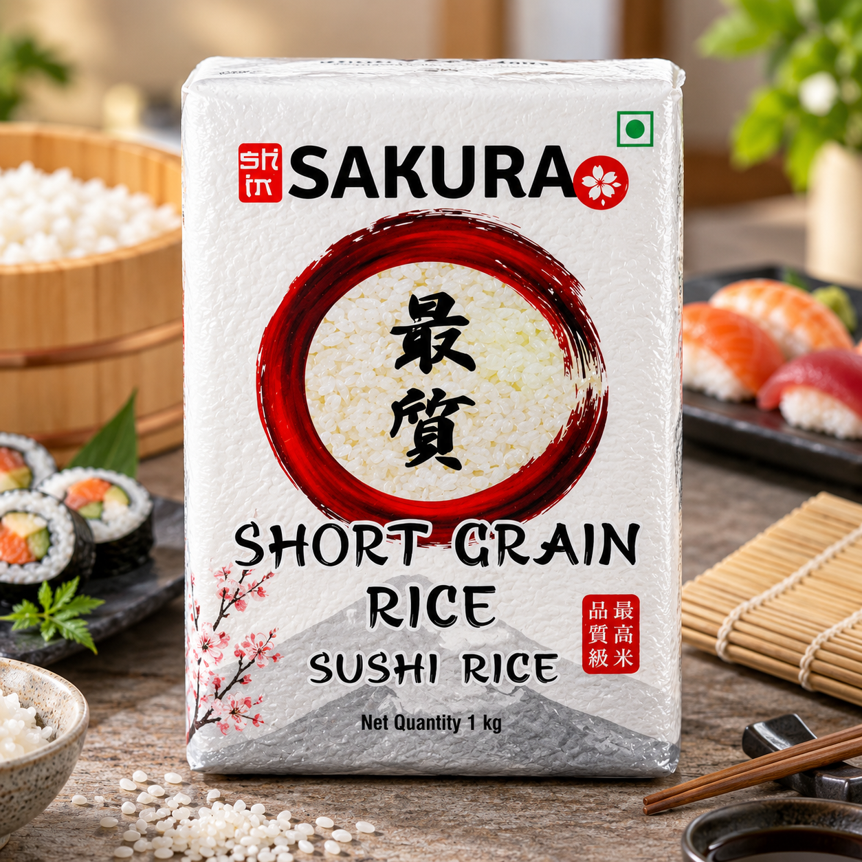 Sakura Short Grain Sushi Rice - 1 Kg