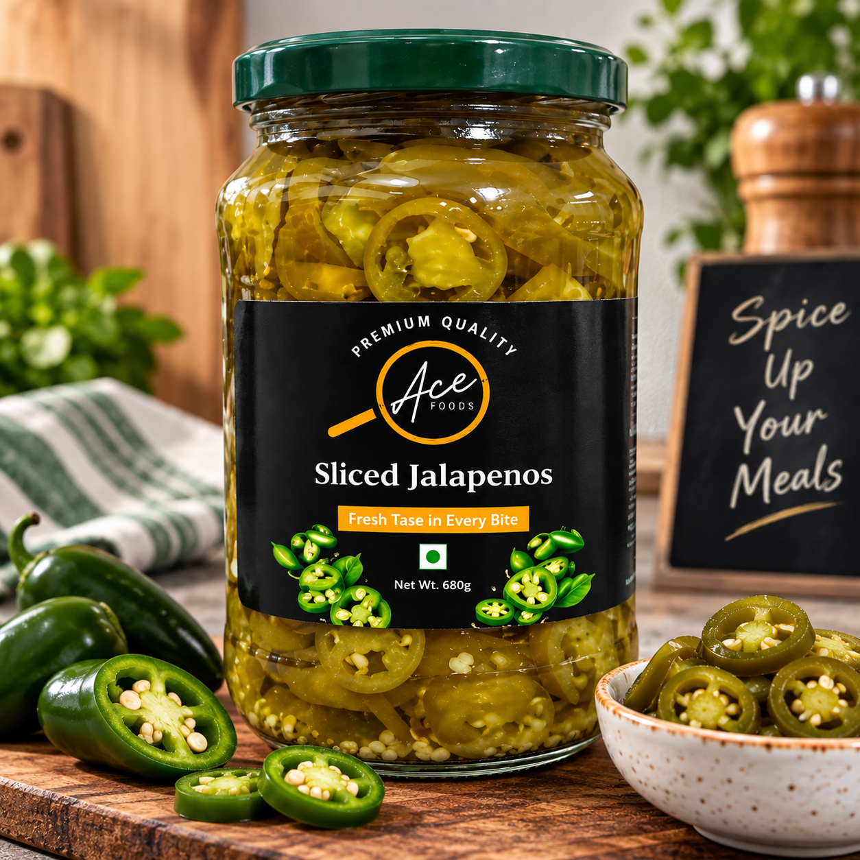 Ace Sliced Jalapenos - 680 GM